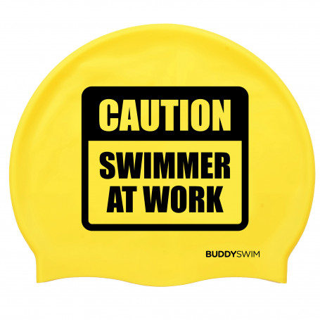 Silicone BuddySwim Cap CSW Yellow