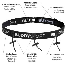 Buddyswim Race Number Belt,... 2