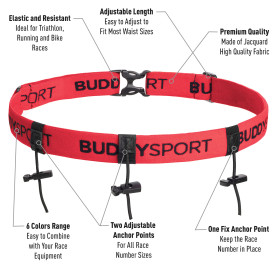 Porta Dorsal Buddyswim, Rojo 2