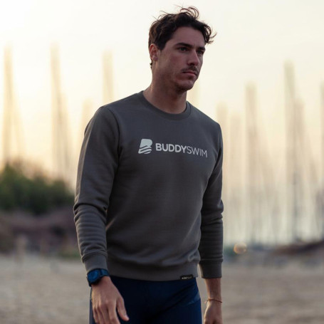 Crewneck Buddyswim Essential Charcoal